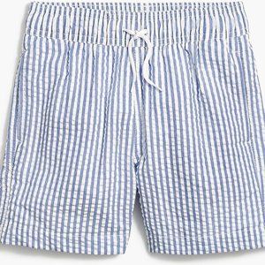 J. Crew Factory Boys Seersucker Swim